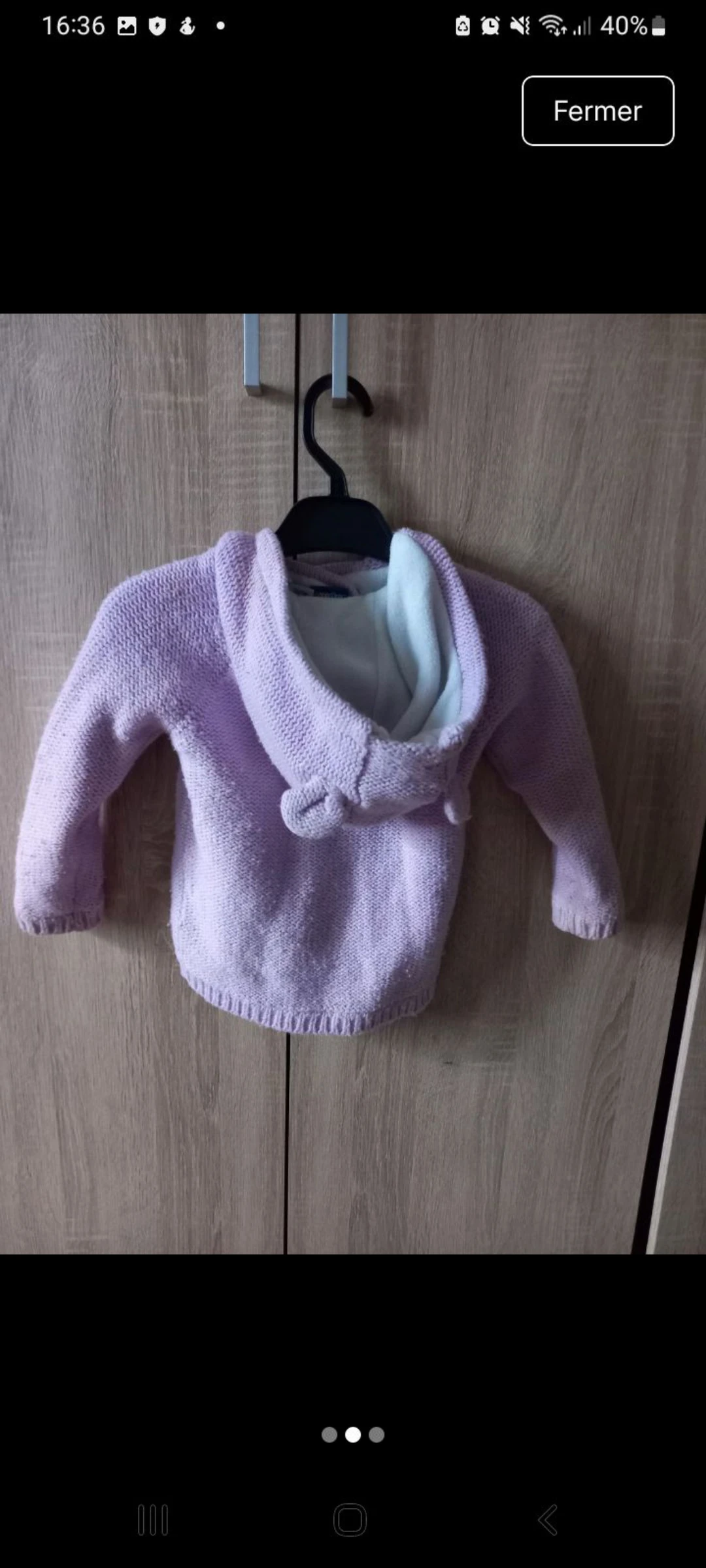 Chaqueta de lana para niña de 3 años – photo 3